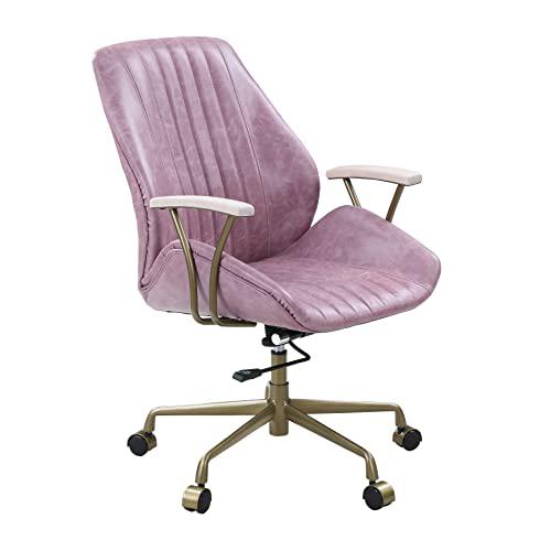 Hamilton Office Chair, Pink Top Grain Leather (OF00399). Picture 1