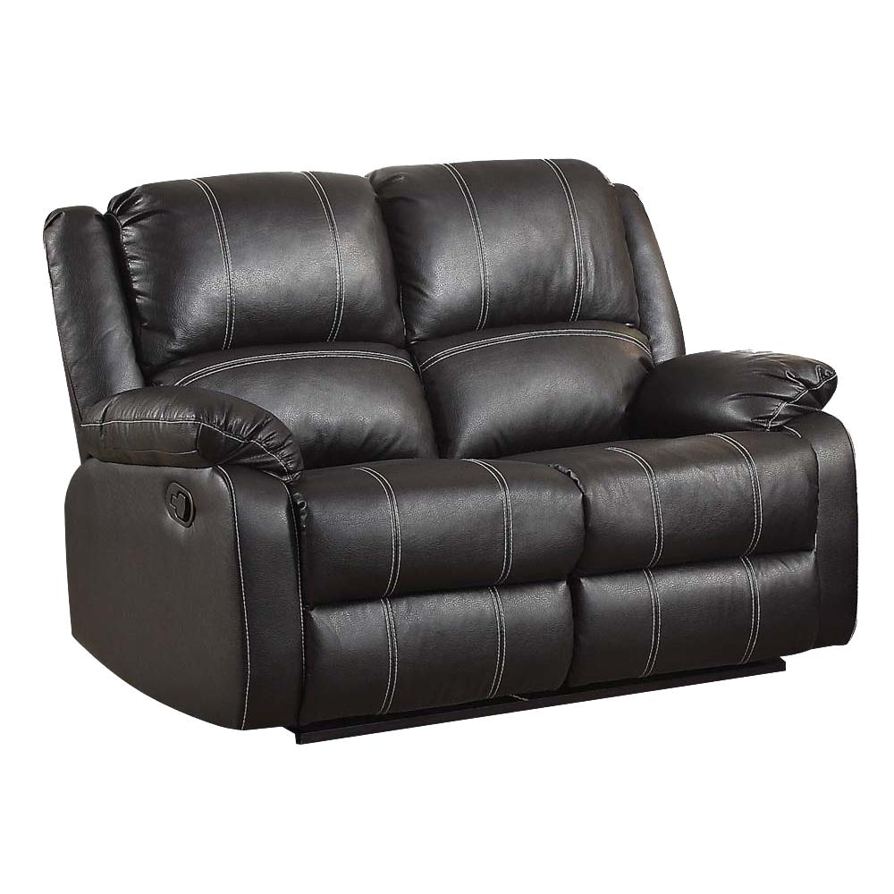 Loveseat (Motion), Black PU 52286. Picture 1
