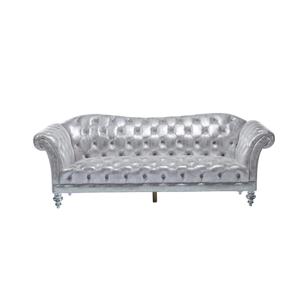 Dixie Sofa, Metallic Silver  (52780). Picture 3