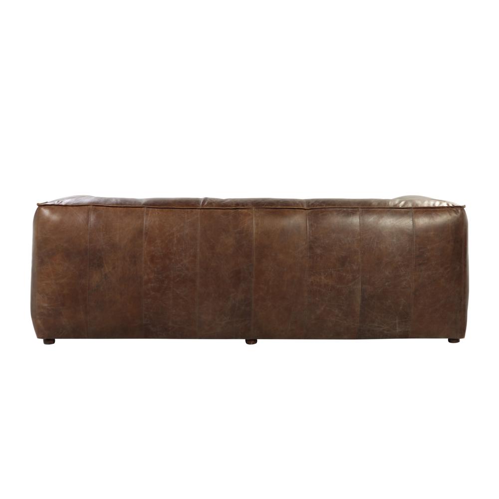 Brancaster Sofa, Retro Brown Top Grain Leather. Picture 3
