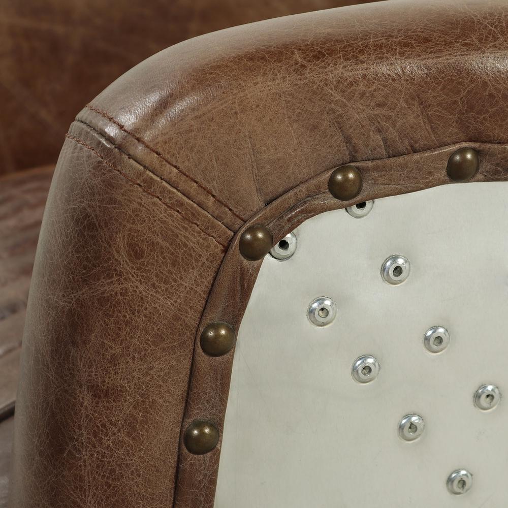 Brancaster Sofa, Retro Brown Top Grain Leather. Picture 8