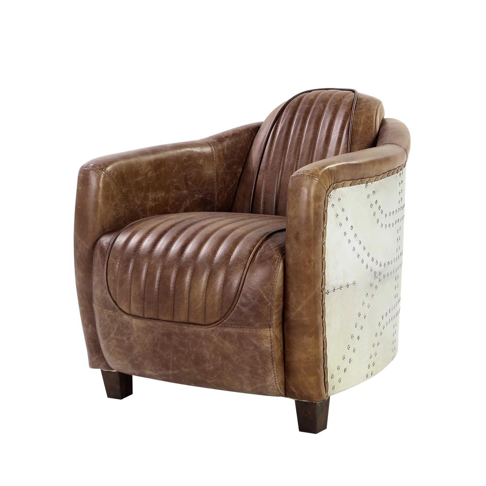 Brancaster Sofa, Retro Brown Top Grain Leather. Picture 17