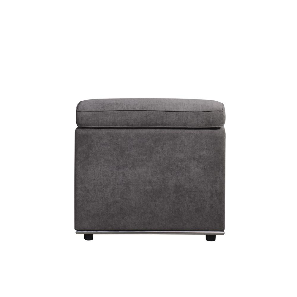 Alwin Modular Armless Chair, Dark Gray Fabric (53722). Picture 5