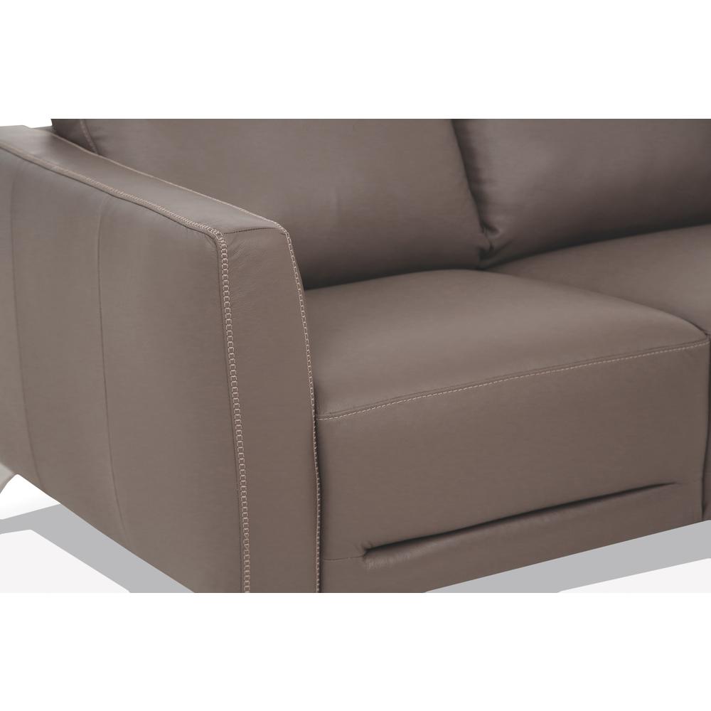 Sofa, Taupe Leather 55000. Picture 4