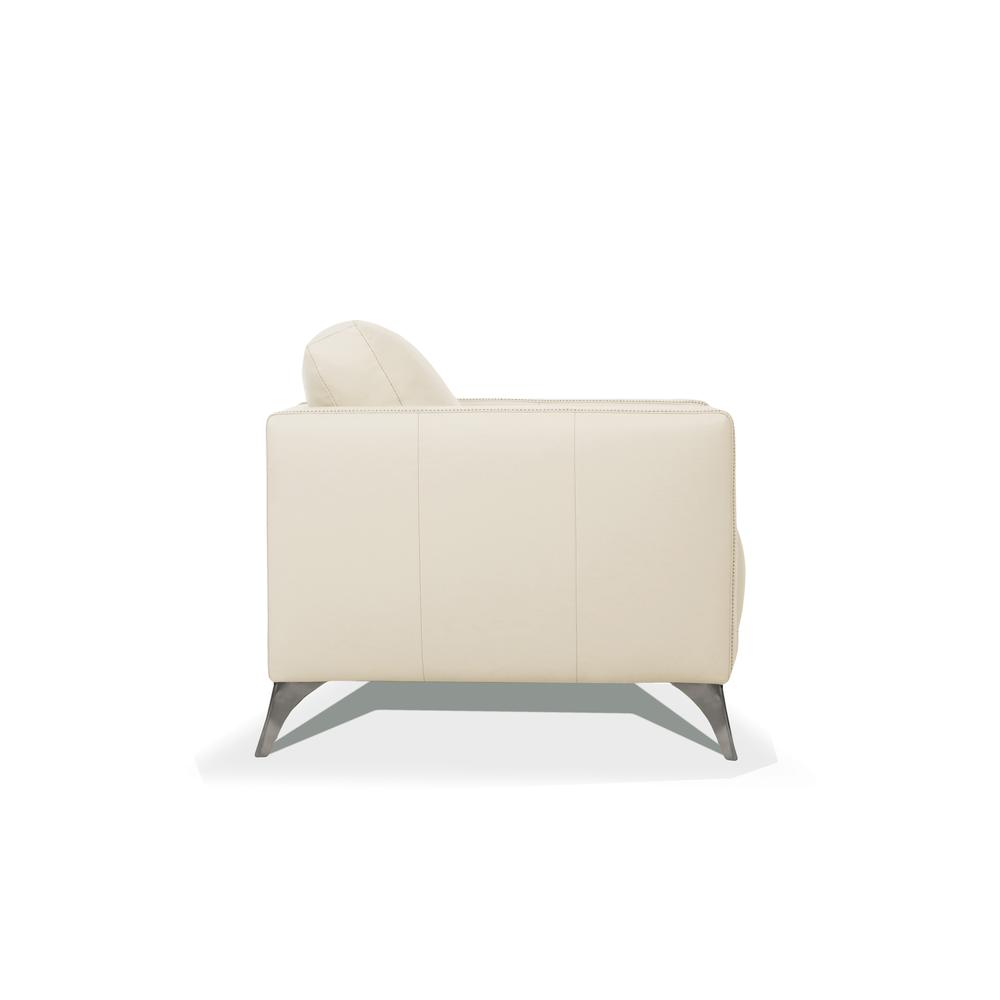 Sofa, Cream Leather 55005. Picture 1