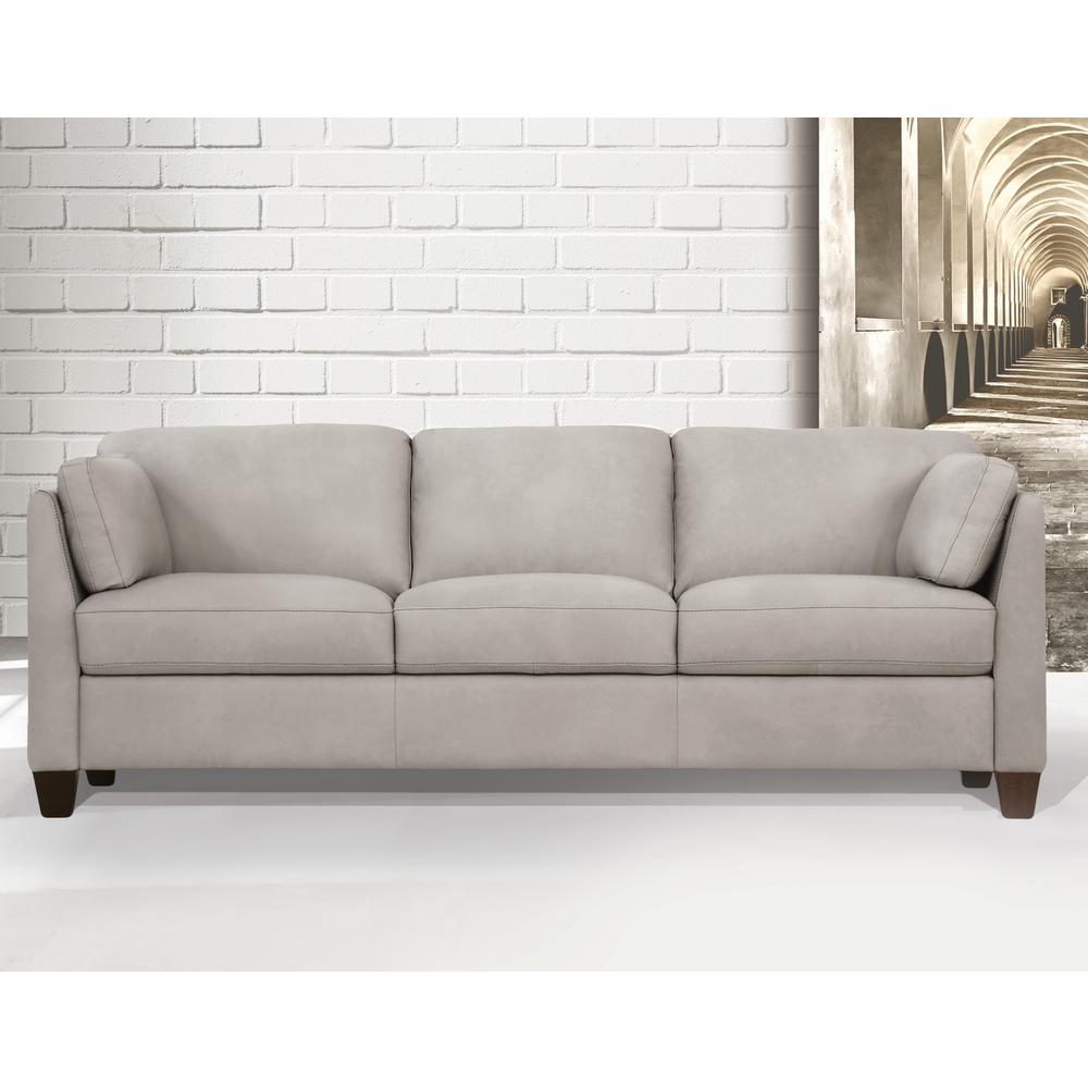 Sofa, Dusty White Leather 55015. Picture 5