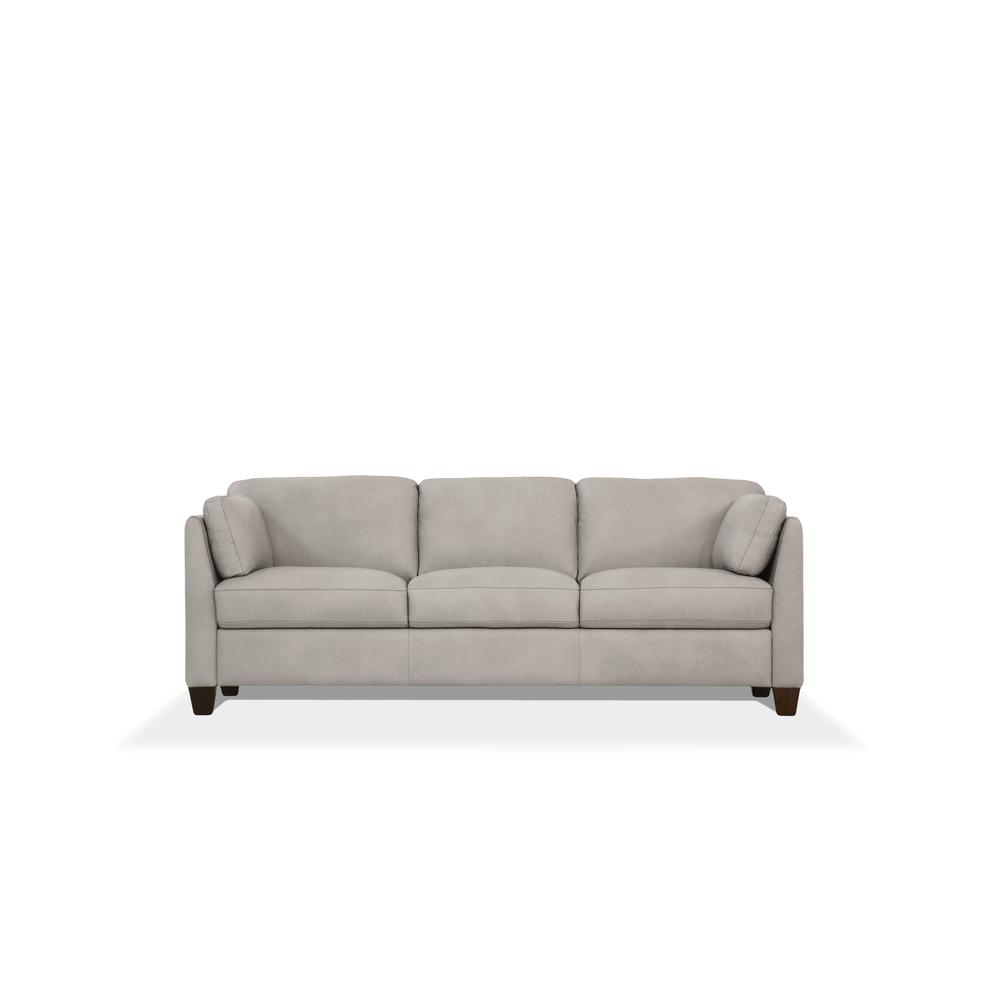 Sofa, Dusty White Leather 55015. Picture 2