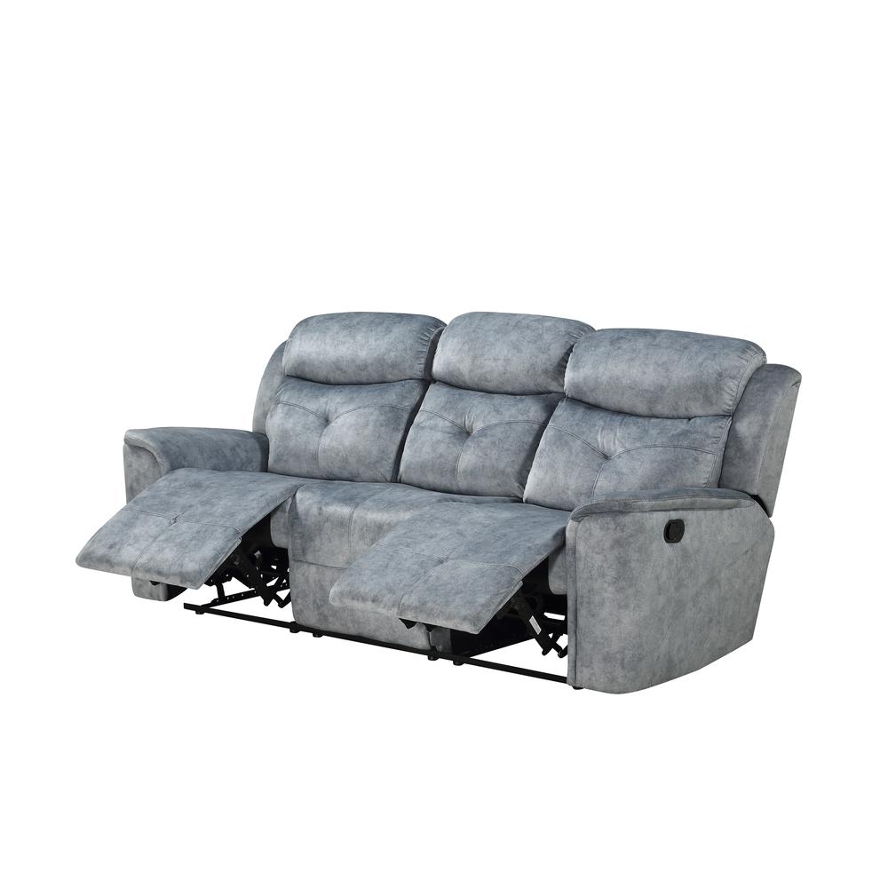 Sofa (Motion), Silver Gray Fabric 55030. Picture 3