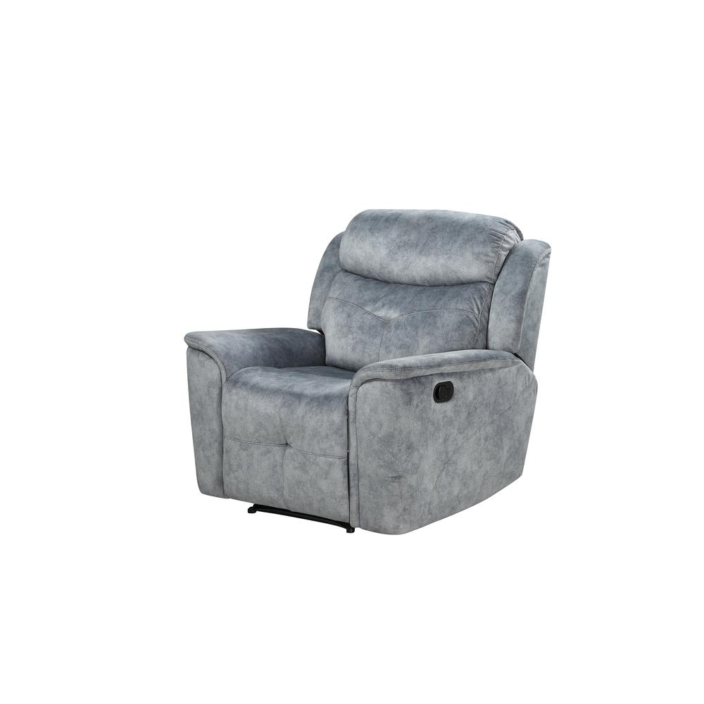 Recliner , Silver Gray Fabric 55032. Picture 2