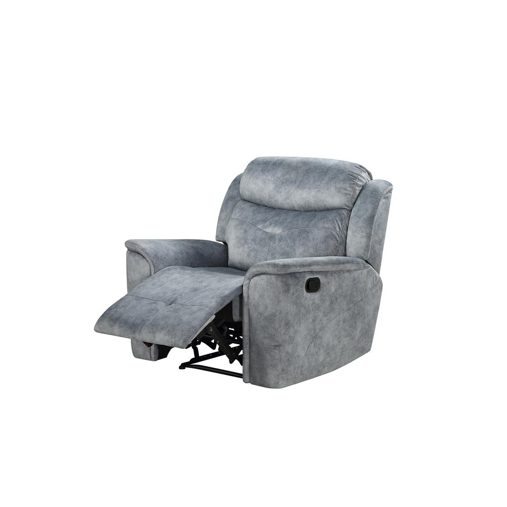 Recliner , Silver Gray Fabric 55032. Picture 3