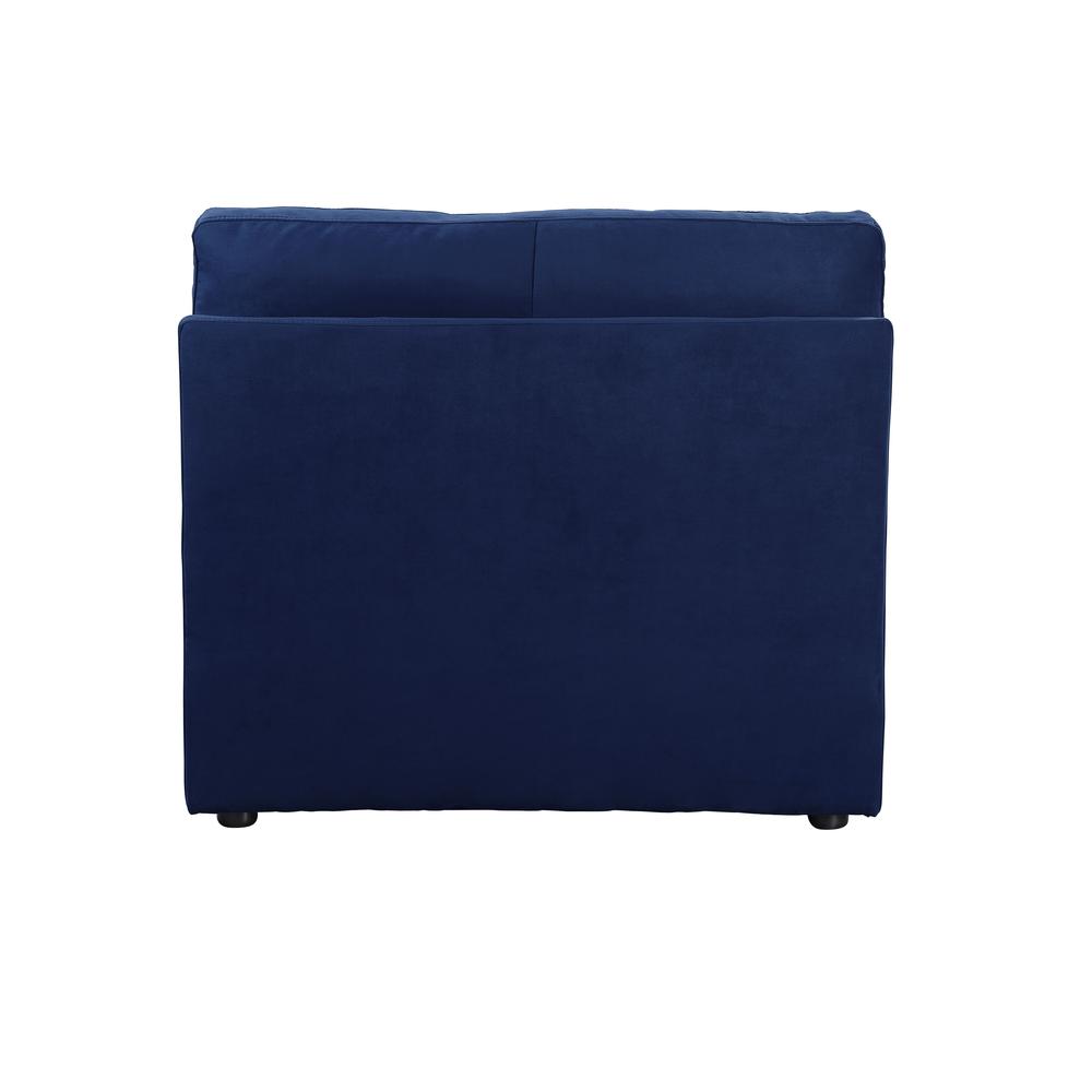 Crosby Modular - Armless Chair, Blue Fabric (56035). Picture 10