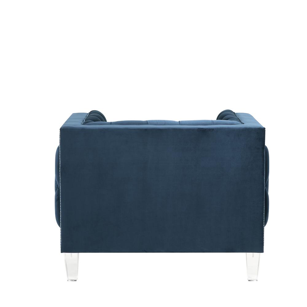 Ansario Chair, Blue Velvet (56457). Picture 5