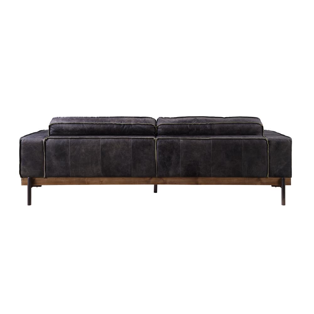 Silchester Sofa, Antique Ebony Top Grain Leather (56505). Picture 3
