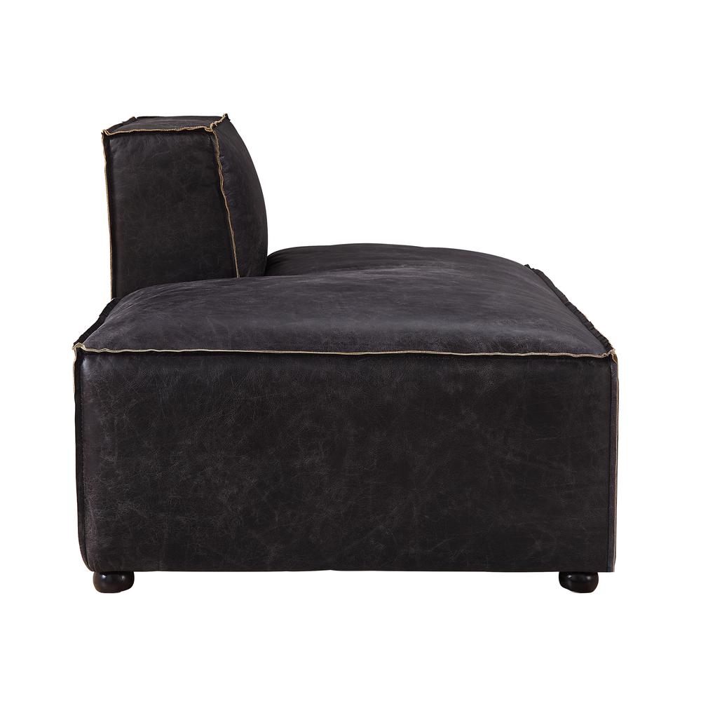 Birdie Modular - Chaise, Antique Slate Top Grain Leather (56588). Picture 9