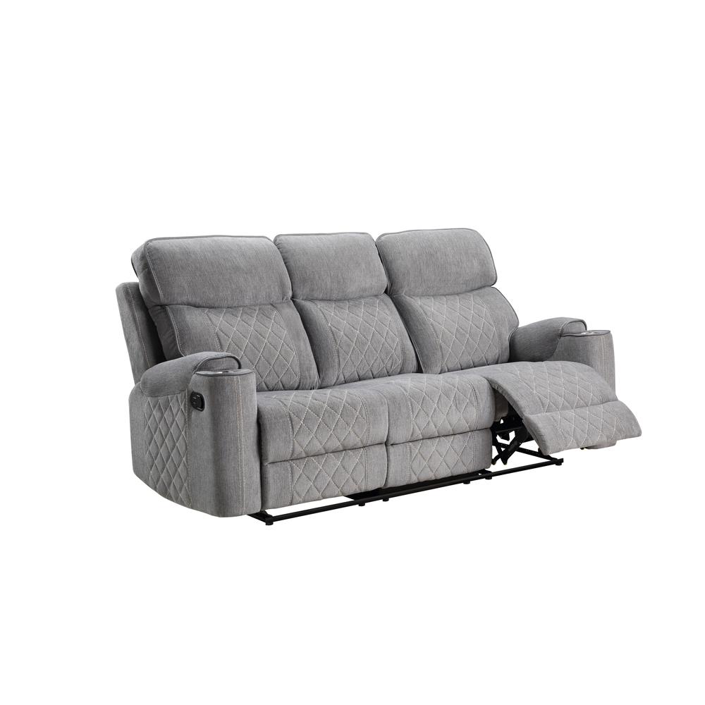 Motion Sofa, Gray Fabric 56900. Picture 3