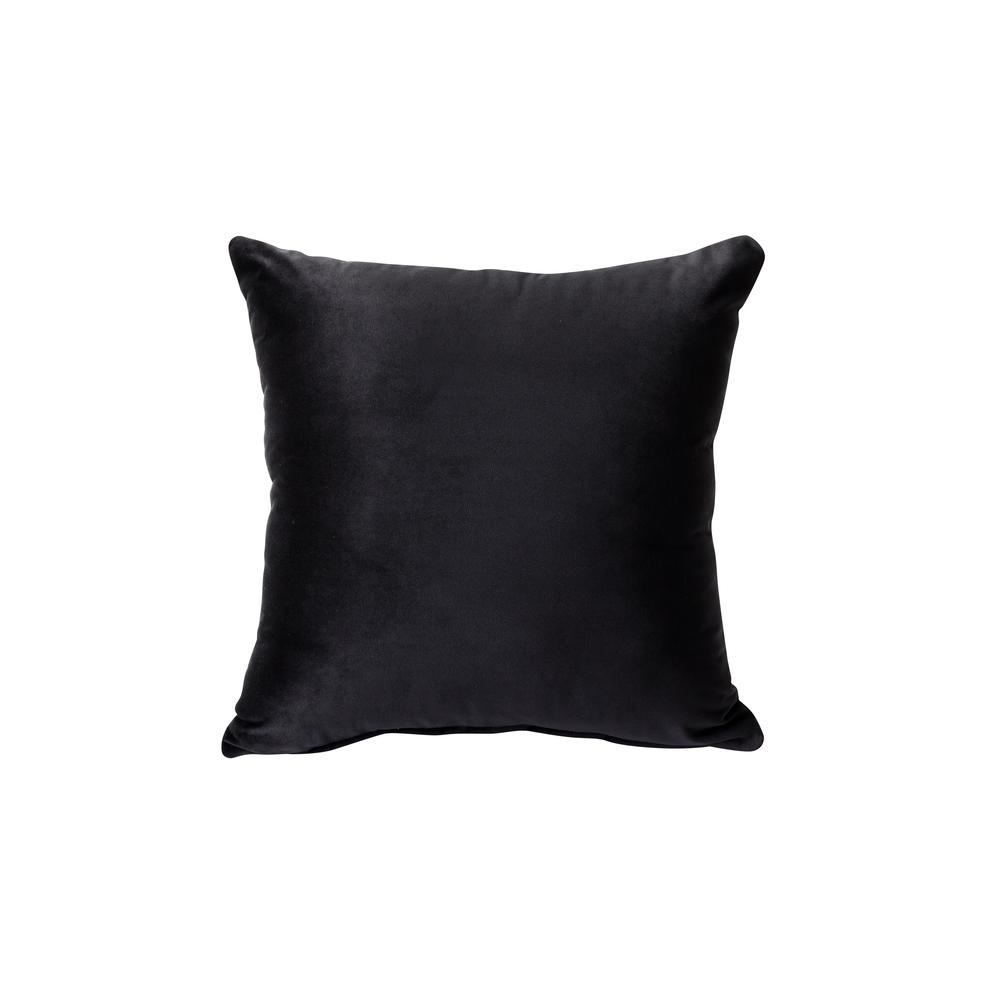 Heibero Sofa w/2 Pillows, Black Velvet (56995). Picture 5