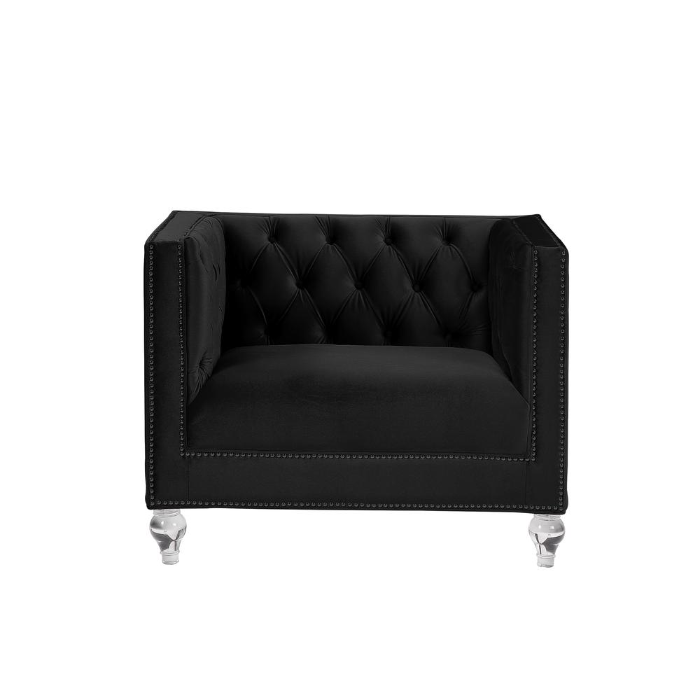 Heibero Chair, Black Velvet (56997). Picture 6