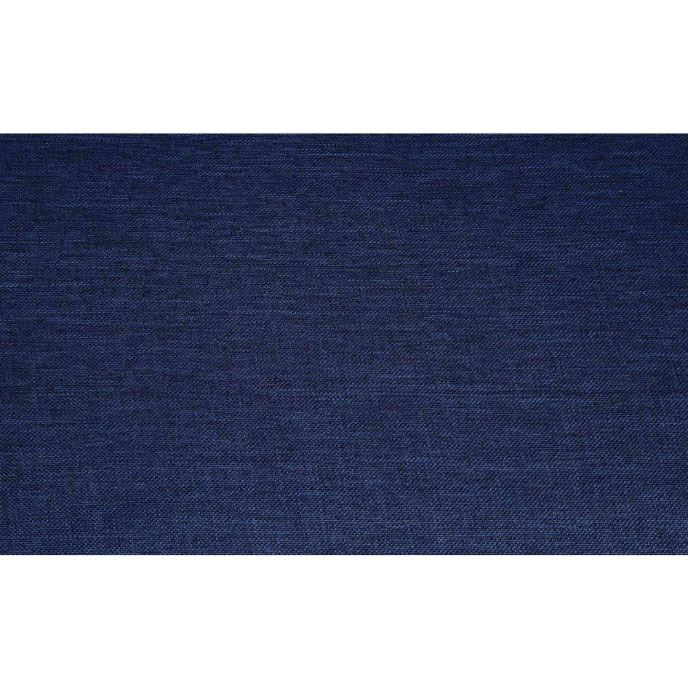 Bernstein Adjustable Sofa, Blue Linen & Walnut Finish (57190). Picture 5