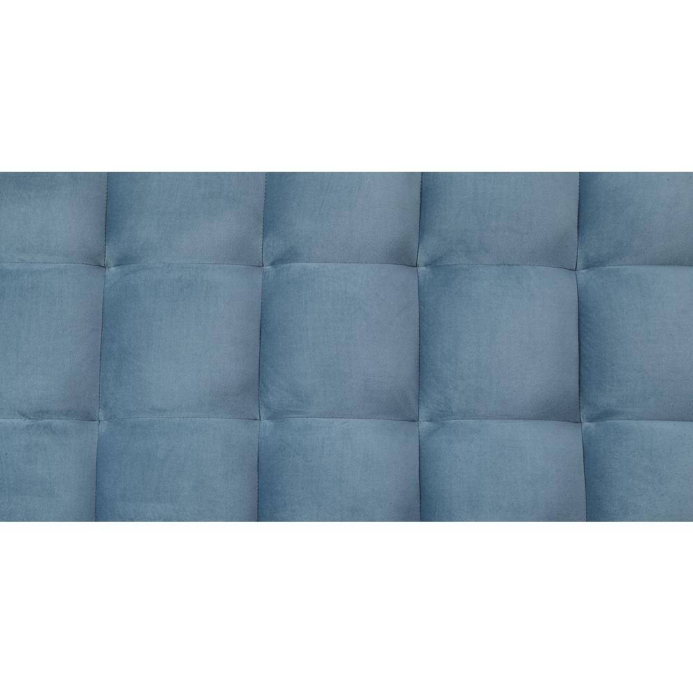 Yolandi Adjustable Sofa , Teal Velvet & Dark Walnut Finish (57202). Picture 5