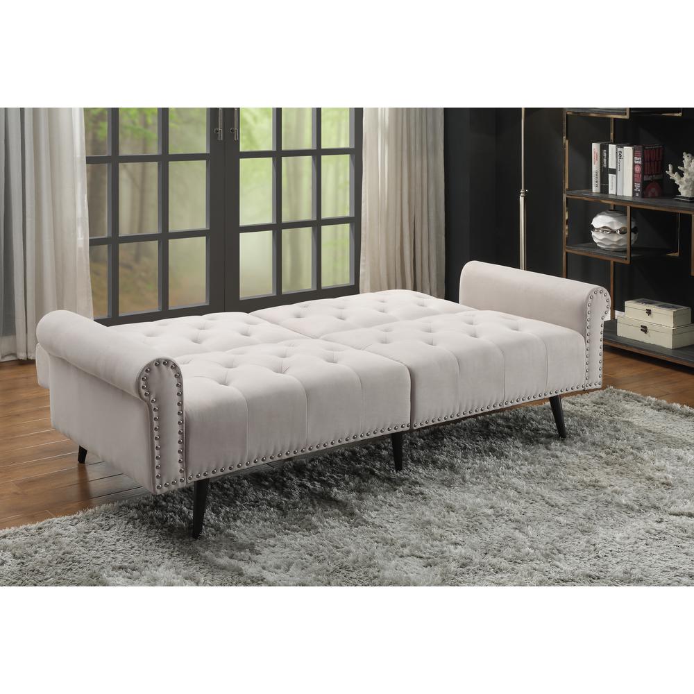 Adjustable Sofa, Beige Fabric 58250. Picture 2