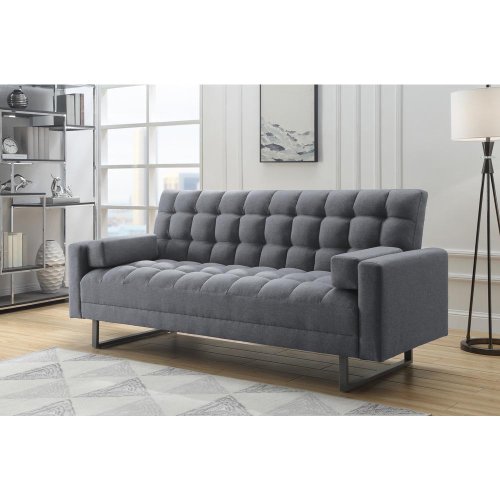 Adjustable Sofa, Gray Fabric 58260. Picture 1