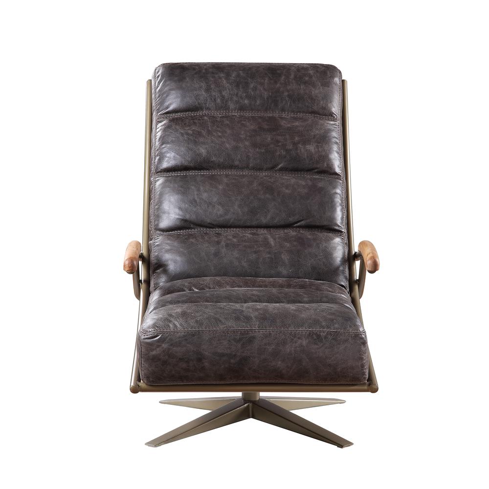 Ekin Accent Chair, Morocco Top Grain Leather. Picture 2