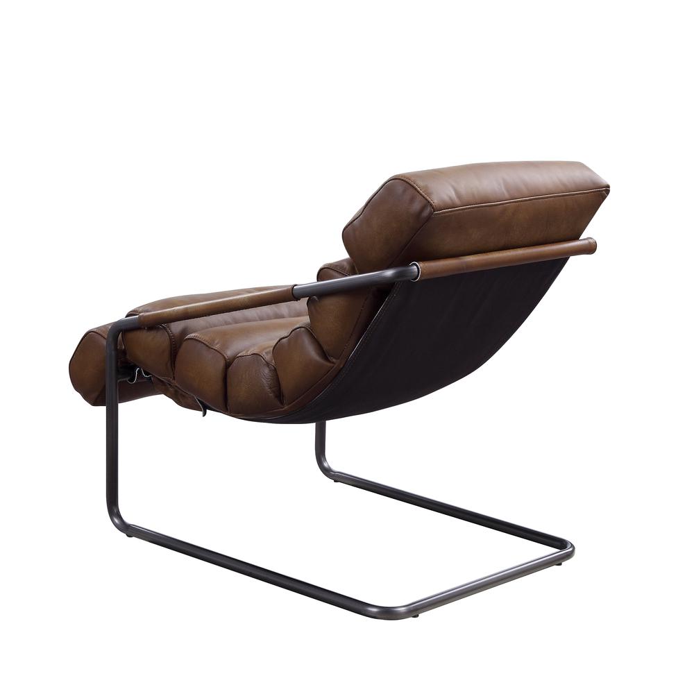 Dolgren Accent Chair, Sahara Top Grain Leather & Matt Iron Finish (59948). Picture 4