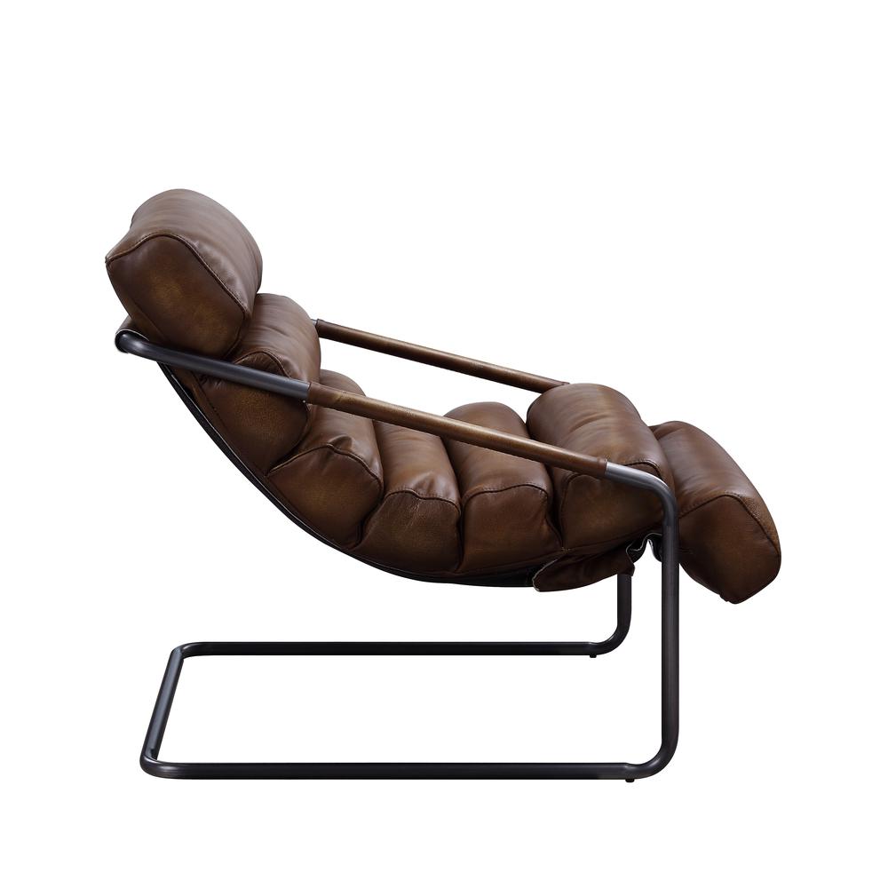 Dolgren Accent Chair, Sahara Top Grain Leather & Matt Iron Finish (59948). Picture 8