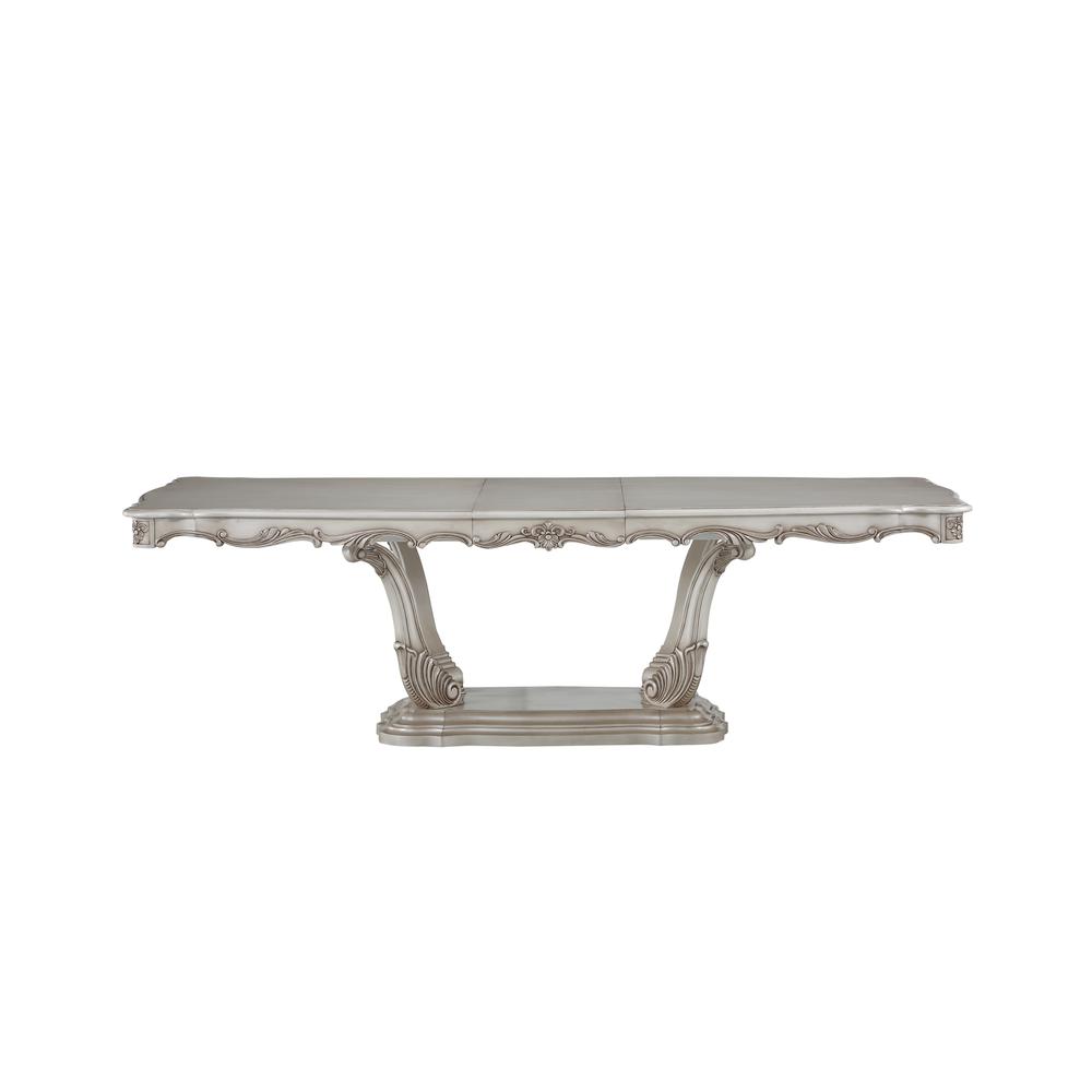 Gorsedd Dining Table w/Pedestal, Antique White (1Set/2Ctn). Picture 3