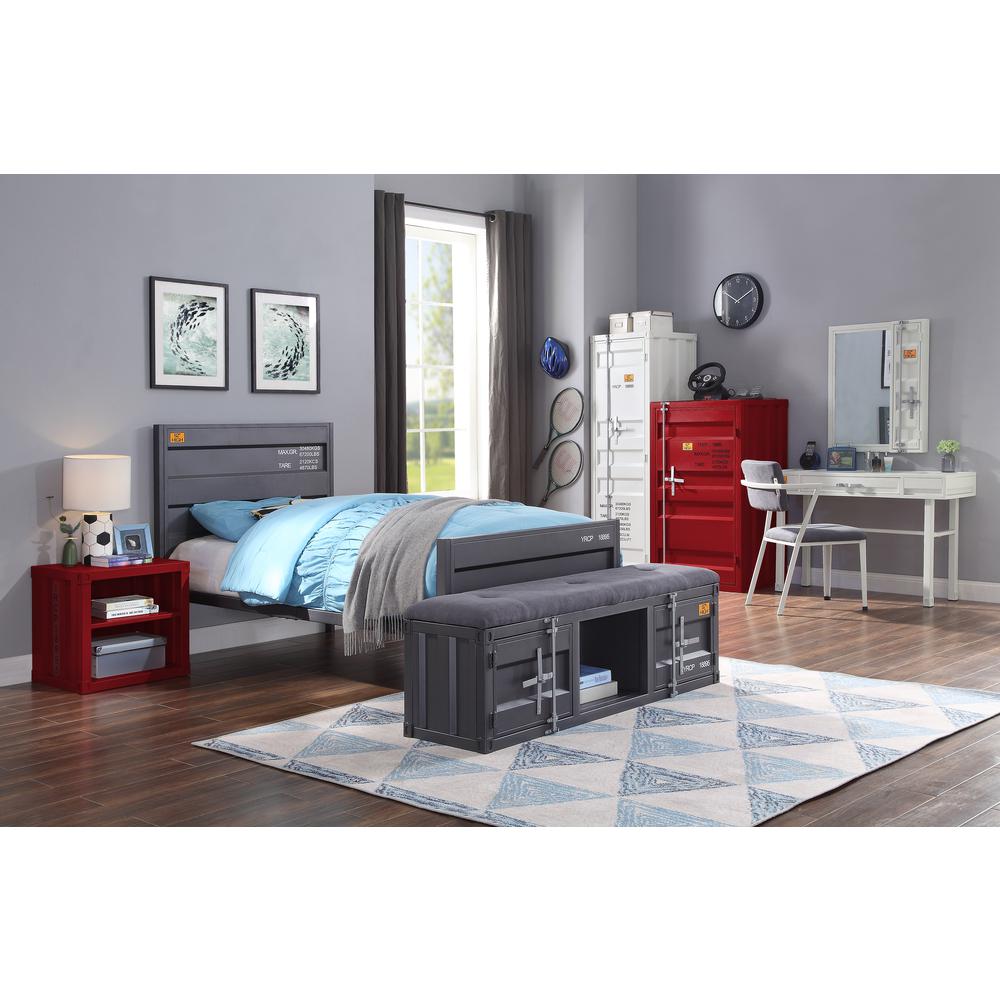 Cargo Nightstand (USB), Red. Picture 7