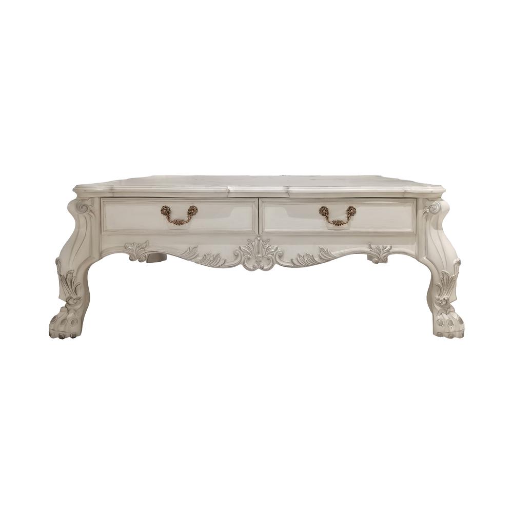 Dresden Coffee Table, Bone White Finish. Picture 2