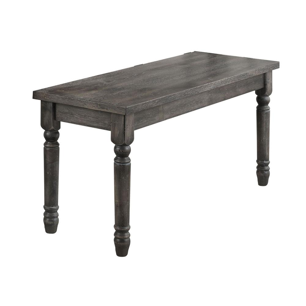 Wallace Bench, Weathered Gray. Picture 2