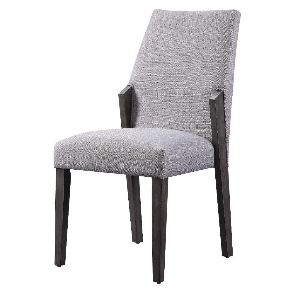 Belay (Bernice) Fabric & Gray Oak Side Chair (Set-2). Picture 1