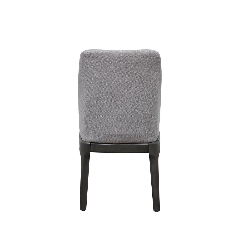 Madan Side Chair (Set-2), Light Gray Linen & Gray Oak. Picture 14