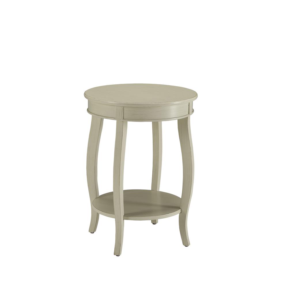 Aberta Side Table, Antique White. Picture 1