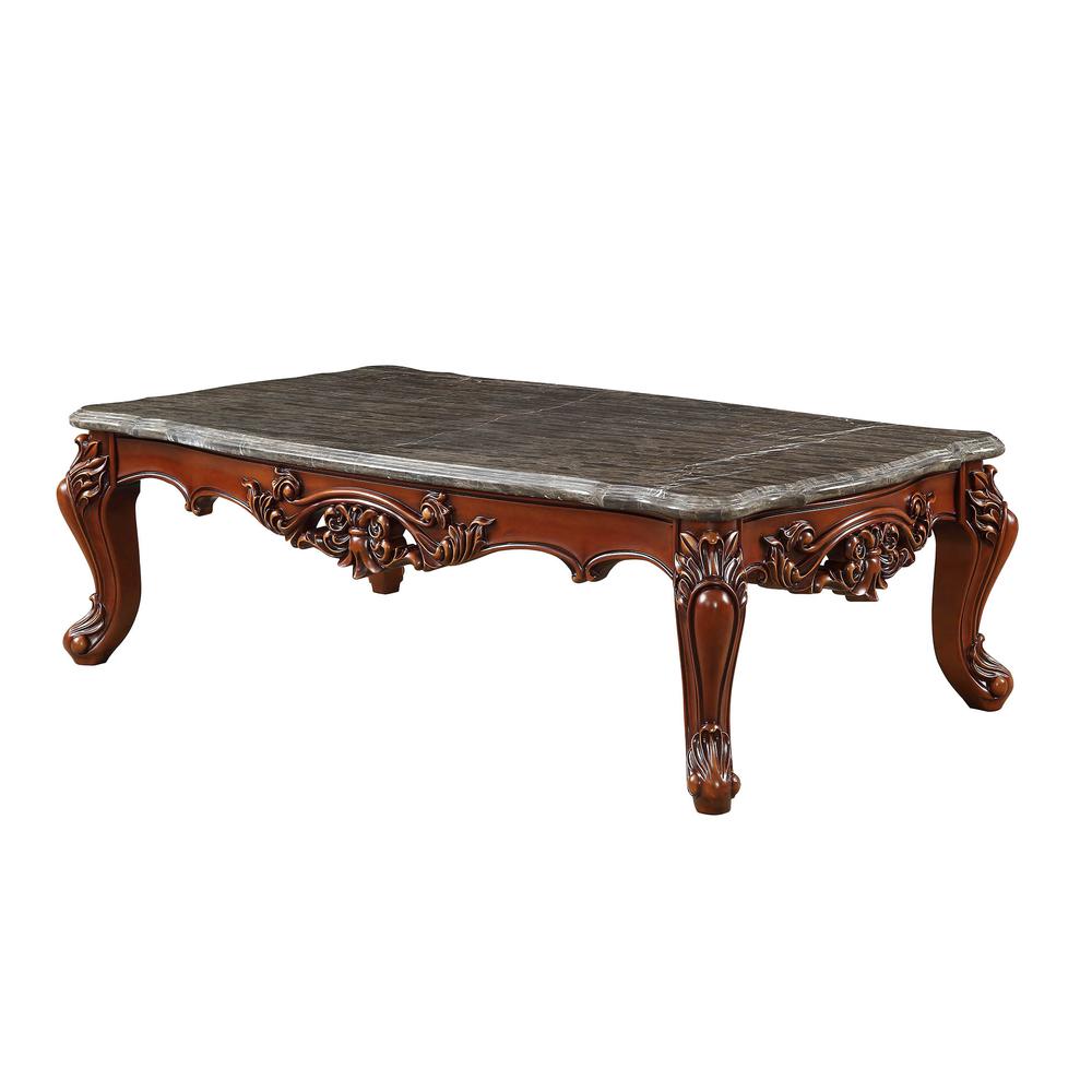 Eustoma Coffee Table, Marble & Walnut (83065). Picture 1
