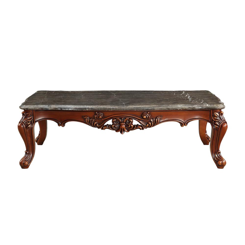 Eustoma Coffee Table, Marble & Walnut (83065). Picture 2