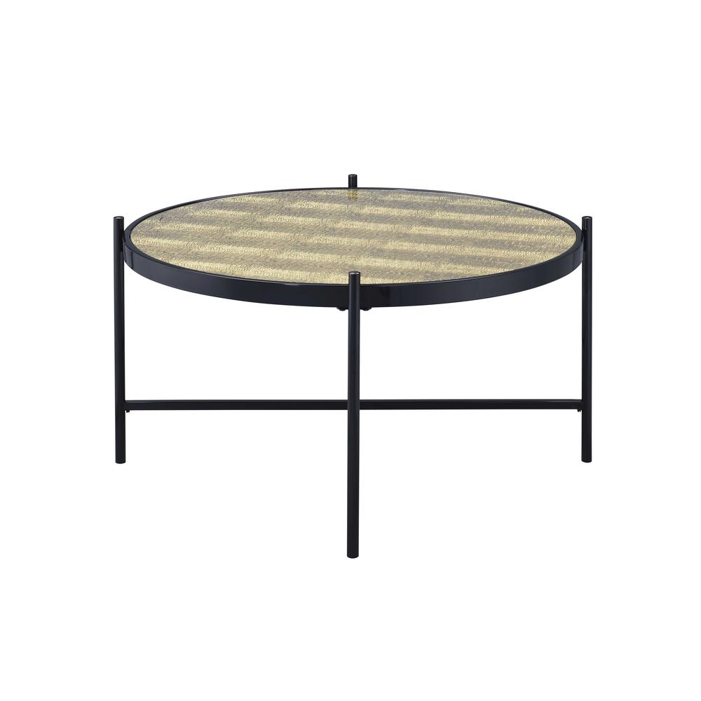 Bage II Coffee Table, Black & Glass. Picture 4