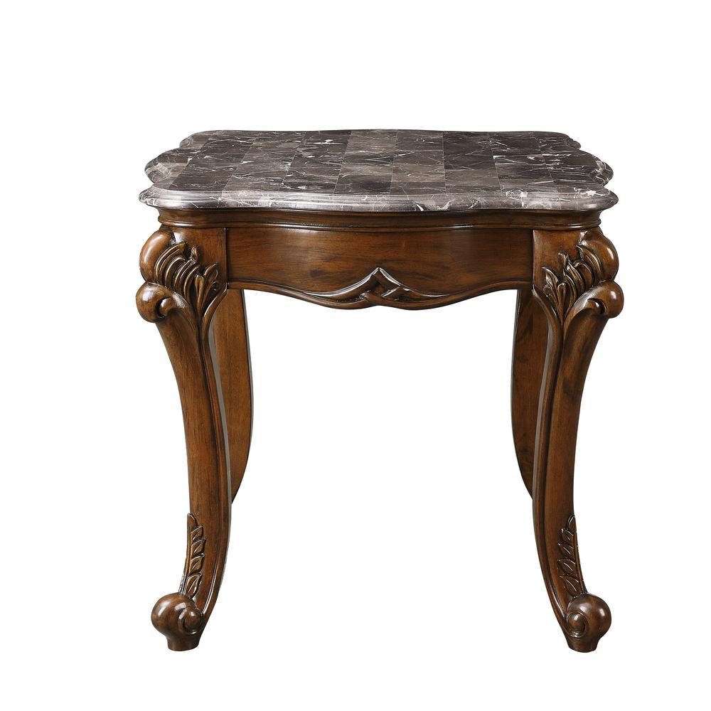 End Table, Marble & Cherry 85367. Picture 2