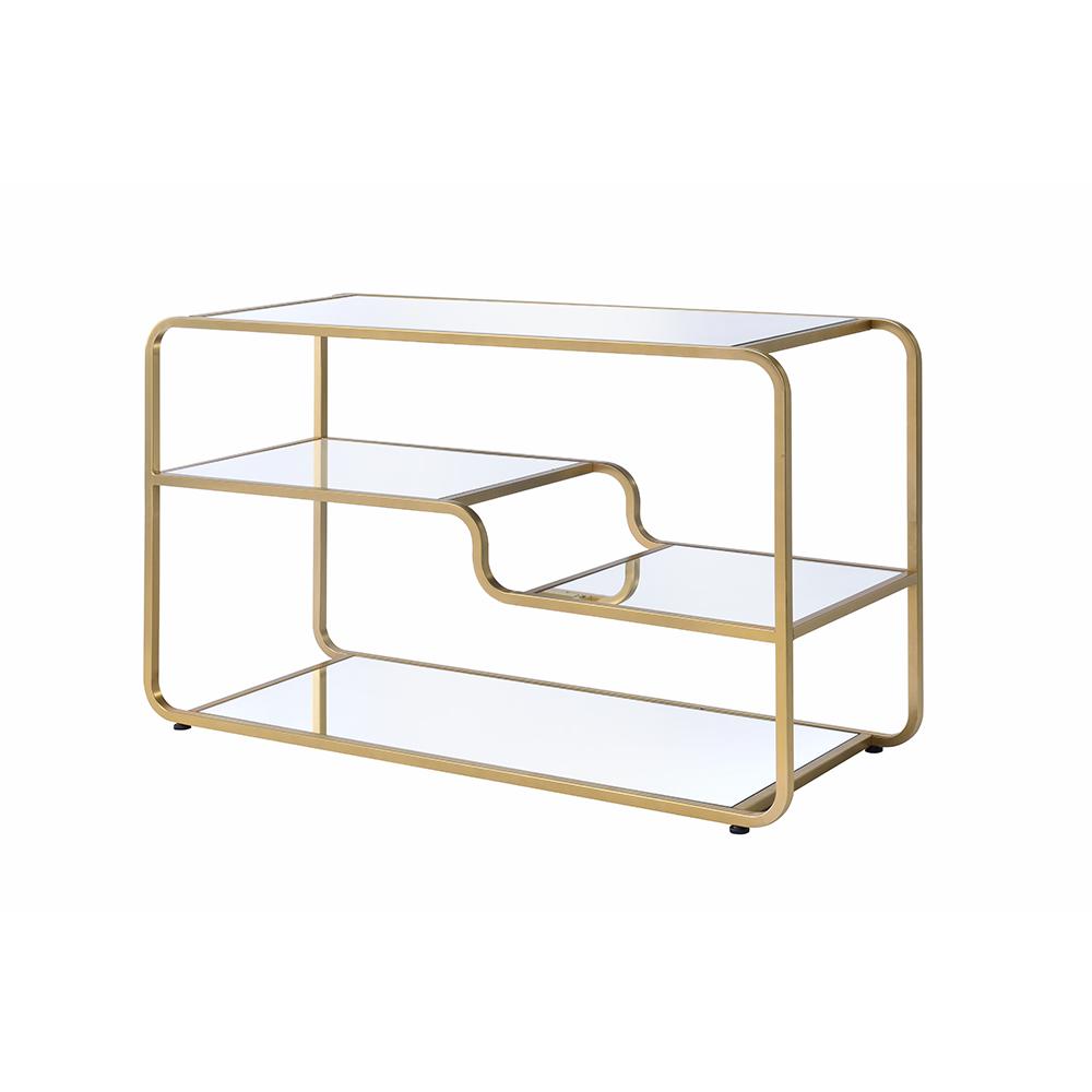 Astrid Coffee Table, Gold & Mirror. Picture 19