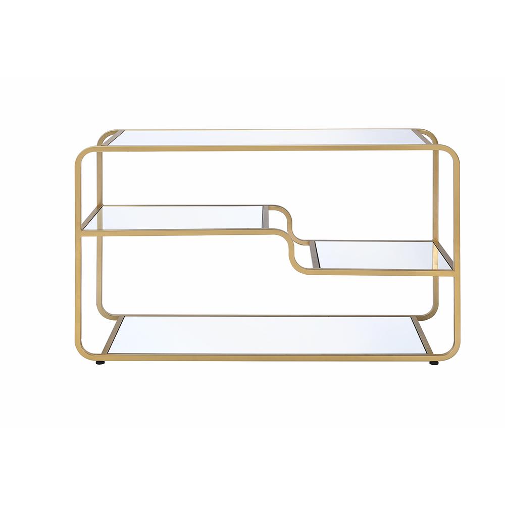 Astrid Coffee Table, Gold & Mirror. Picture 22