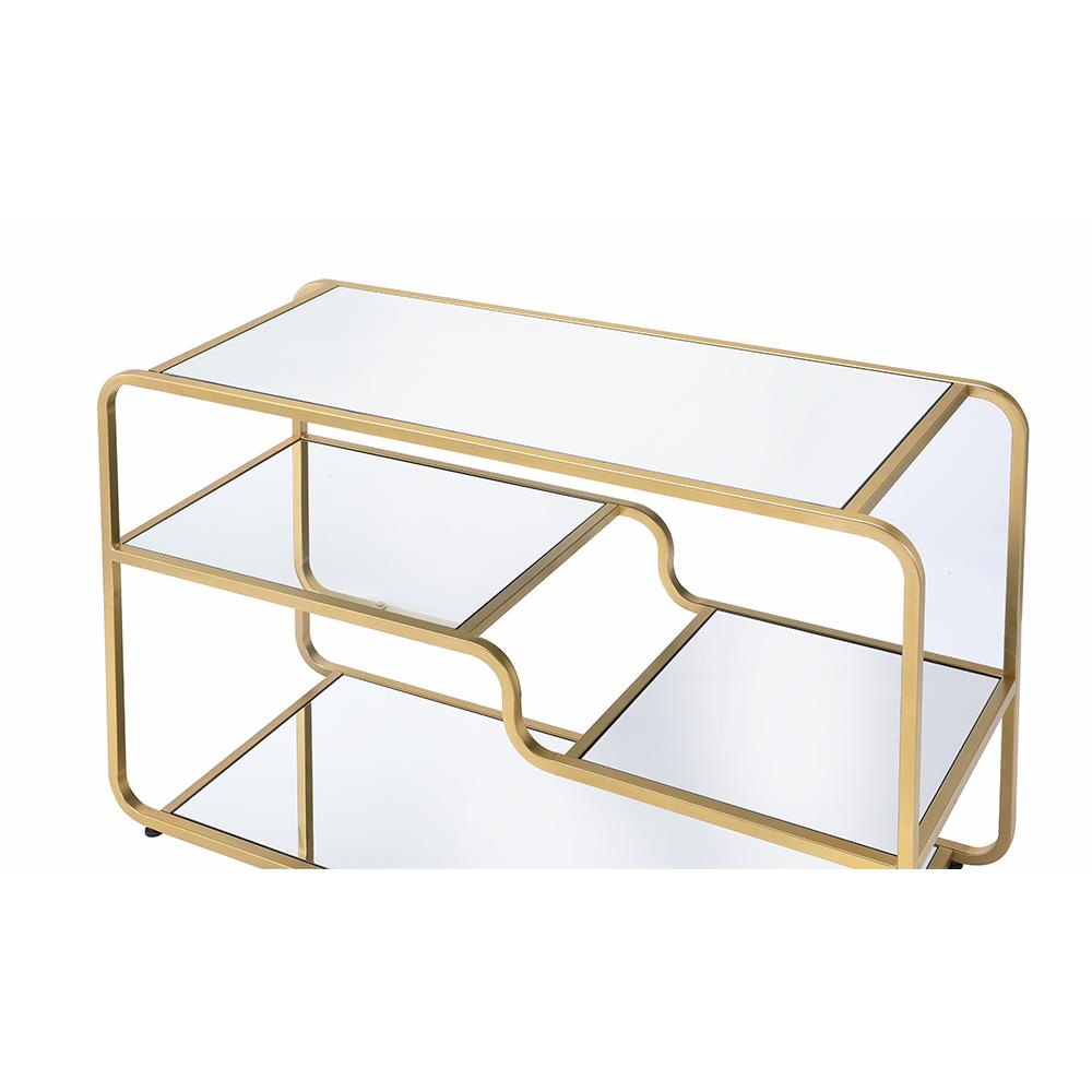 Astrid Coffee Table, Gold & Mirror. Picture 24