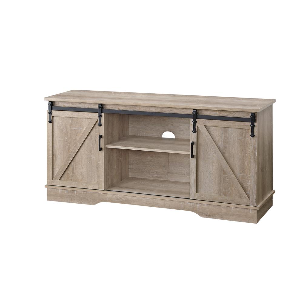 Bennet TV Stand, Oak Finish (91857). Picture 1
