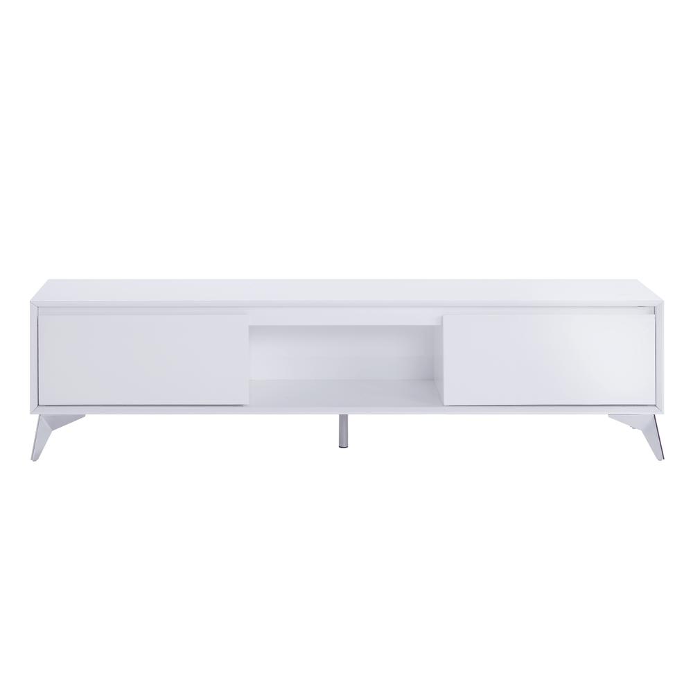 Raceloma TV stand , LED, White & Chrome Finish (91995). Picture 9