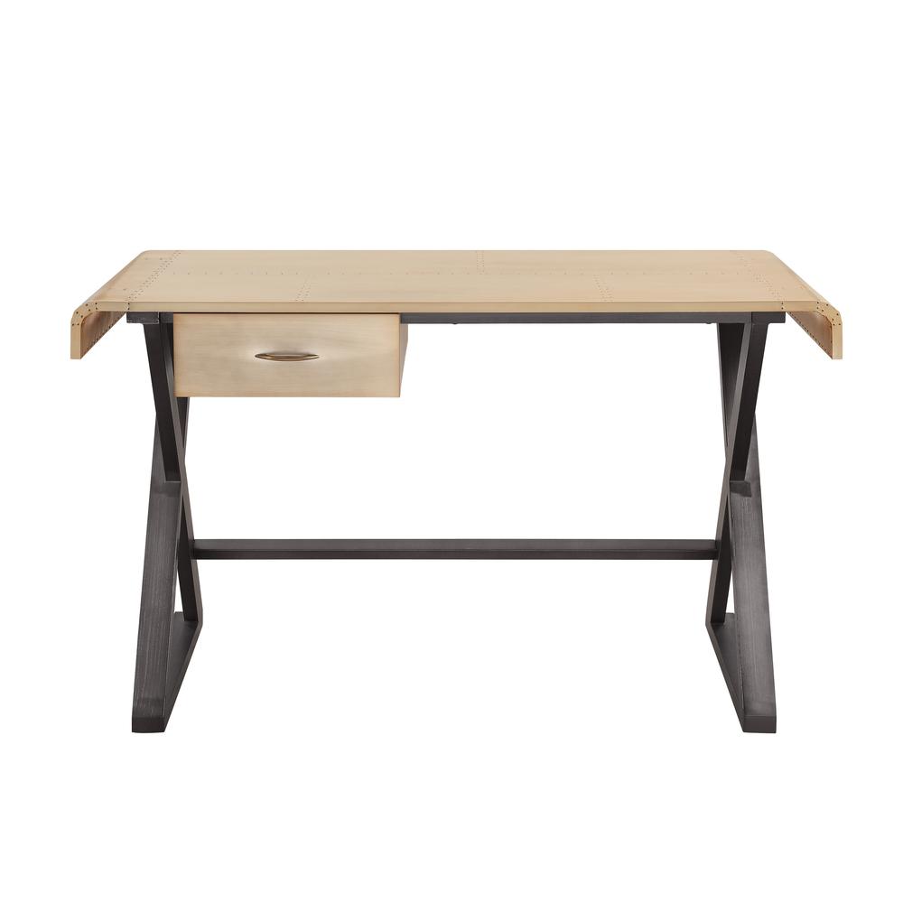 Danton Desk, Gold Aluminum (92424). Picture 3