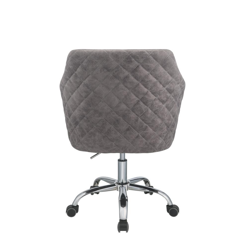Cosgair Office Chair, Champagne Velvet & Chrome. Picture 8