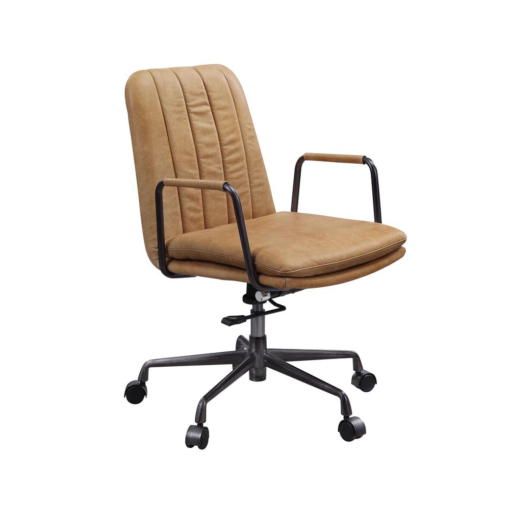 Eclarn Office Chair, Rum Top Grain Leather (93174). Picture 8