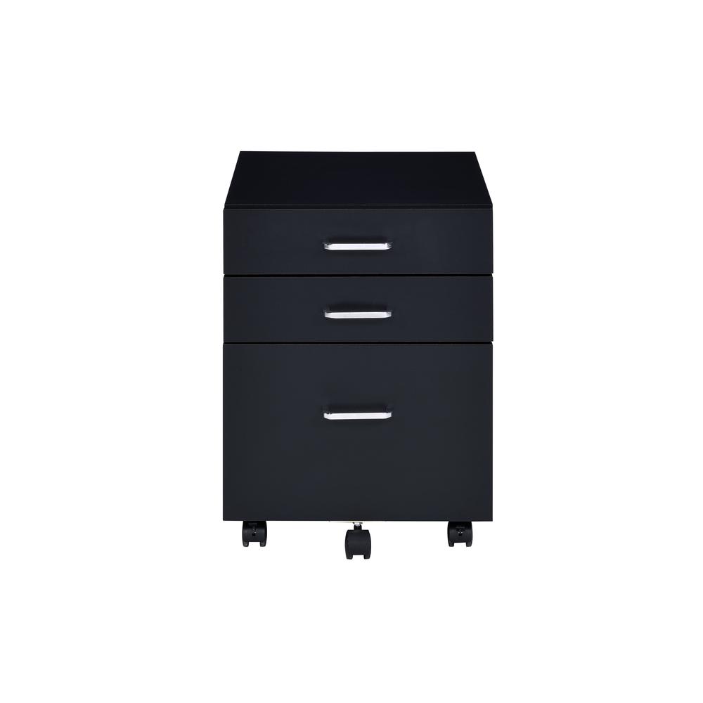 Tennos Cabinet, Black & Chrome Finish (93199). Picture 4