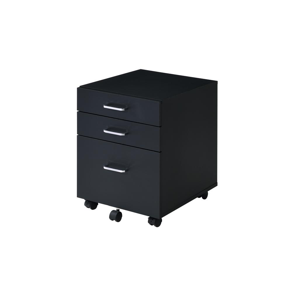 Tennos Cabinet, Black & Chrome Finish (93199). Picture 7