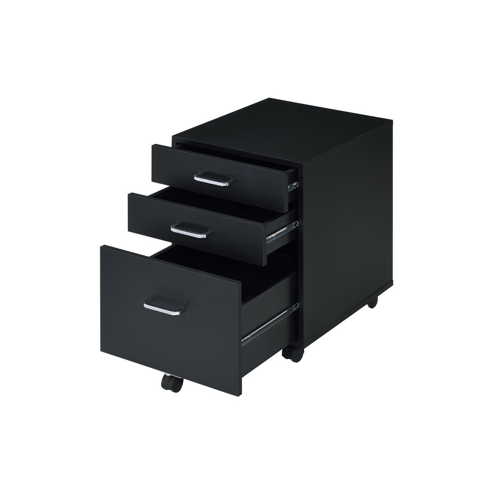 Tennos Cabinet, Black & Chrome Finish (93199). Picture 8